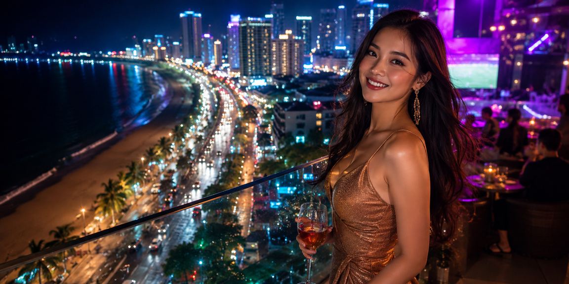 Không khí cá cược neon sôi động tại Nha Trang về đêm trên nền tảng bem88